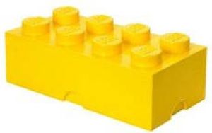 Lego Opbergbox Brick 8 Geel