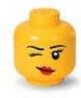 LEGO Opbergbox Hoofd Winky Klein Polypropyleen Geel - Thumbnail 2