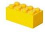 LEGO mini-opbergsteen 8 noppen 4 6 x 9 2 cm polypropeen geel - Thumbnail 2