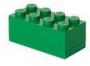 LEGO mini-opbergsteen 8 noppen 4 6 x 9 2 cm polypropeen groen - Thumbnail 2