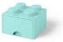 LEGO Opbergbox met Lade Azuurblauw 25 x 25 x 18 cm - Thumbnail 2
