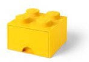 Lego Opberglade Brick 4 Geel