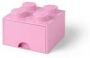 LEGO Opbergbox met Lade Licht Roze 25 x 25 x 18 cm - Thumbnail 2