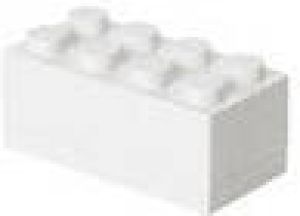 Lego Set van 6 Opbergbox Mini 8 Wit