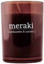 Meraki Geurkaars Sandcastles en Sunsets rood groot