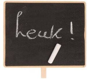 Merkloos 1x Houten memo krijtbordjes met knijper 15 x 12 cm Schoolbord knijpers van hout wanddecoratie