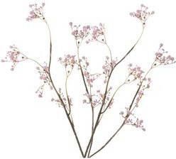 Merkloos 4x stuks kunstbloemen Gipskruid Gypsophila takken roze 66 cm Kunstplanten en steelbloemen Kunstbloemen