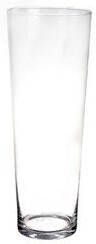 Merkloos Conische vaas glas 50 cm Vazen