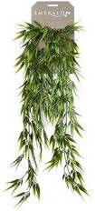 Merkloos Decoratie kunstplanten Bamboe hangende takken 75 cm Kantoor of huis kunst planten Kunstplanten