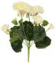 Shoppartners Kunstplant geranium wit 30 cm Kunstplanten - Thumbnail 2