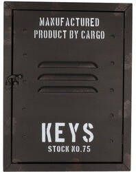 Merkloos Locker sleutelkastje van metaal 30 cm Sleutelkastjes
