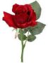 Top Art Kunstbloem roos Alice de luxe rood 30 cm kunststof steel decoratie Kunstbloemen - Thumbnail 2