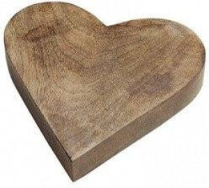 Merkloos Serveerplank dienblad hart hout 20 cm Hart dienbladen van hout Dienbladen