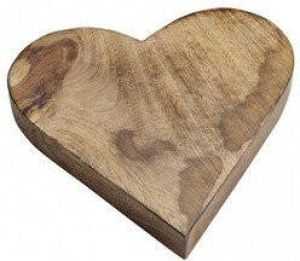 Merkloos Serveerplank dienblad hart hout 26 cm Hart dienbladen van hout Dienbladen