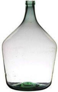 Merkloos Transparante luxe grote stijlvolle flessen vaas vazen van glas 46 x 29 cm Bloemen takken vaas voor binnen gebruik Vazen