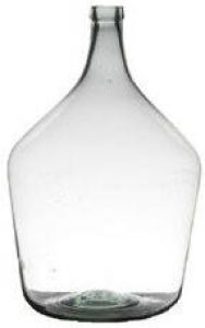 Merkloos Transparante luxe grote stijlvolle flessen vaas vazen van glas 50 x 34 cm Bloemen takken vaas voor binnen gebruik Vazen