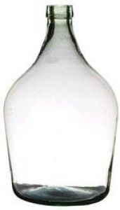 Merkloos Transparante luxe stijlvolle flessen vaas vazen van glas 39 x 25 cm Bloemen takken vaas voor binnen gebruik Vazen