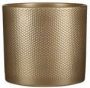 Mica Decorations Bloempot in kleur relief goud keramiek voor kamerplant H21.5 x D23 cm- plantenpotten binnen Plantenpotten - Thumbnail 2