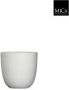 Mica Decorations Tusca pot rond wit mat h18 5xd19 5 cm - Thumbnail 2