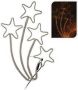 Merkloos Kerstverlichting lichtslang met 4 sterren kerstverlichting figuur - Thumbnail 2
