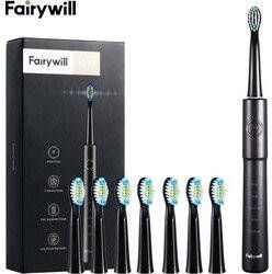 Overige merken Fairywill E11 elektrische tandenborstel set met 8x borstelopzetstuk en travelcase
