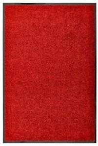 Prolenta Premium Deurmat wasbaar 60x90 cm rood