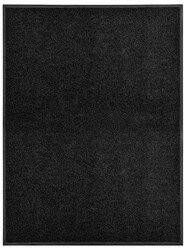 Prolenta Premium Deurmat wasbaar 90x120 cm zwart