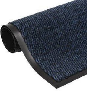 Prolenta Premium Droogloopmat rechthoekig getuft 90x150 cm blauw