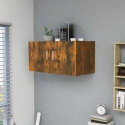 Prolenta Premium Hangkast 80x39x40 cm bewerkt hout gerookt eikenkleurig