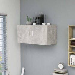 Prolenta Premium Hangkast 80x39x40 cm spaanplaat betongrijs