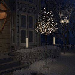 Prolenta Premium Kerstboom 600 LED's warmwit licht kersenbloesem 300 cm