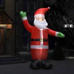 Prolenta Premium Kerstman opblaasbaar met LED's IP44 3 m