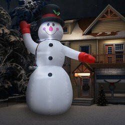 Prolenta Premium Kerstsneeuwpop opblaasbaar met LED XXL IP44 600 cm