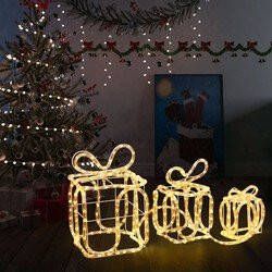 Prolenta Premium Kerstverlichting voor binnen en buiten cadeaudozen 180 LED's