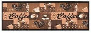 Prolenta Premium Keukenmat wasbaar Coffee 45x150 cm bruin