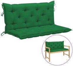 Prolenta Premium Kussen voor schommelstoel 120 cm stof groen