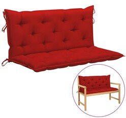 Prolenta Premium Kussen voor schommelstoel 120 cm stof rood
