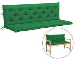 Prolenta Premium Kussen voor schommelstoel 180 cm stof groen