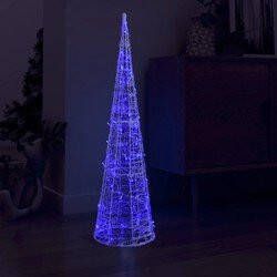 Prolenta Premium Lichtkegel decoratief LED blauw 120 cm acryl