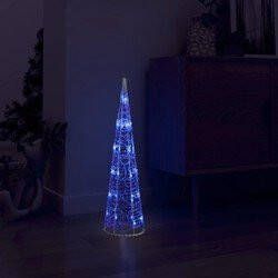 Prolenta Premium Lichtkegel decoratief LED blauw 60 cm acryl
