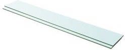 Prolenta Premium Schappen 2 st 100x15 cm glas transparant