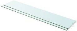 Prolenta Premium Schappen 2 st 100x20 cm glas transparant