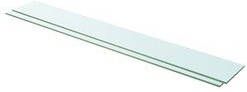 Prolenta Premium Schappen 2 st 110x15 cm glas transparant