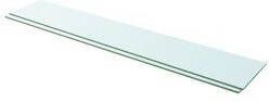 Prolenta Premium Schappen 2 st 110x20 cm glas transparant