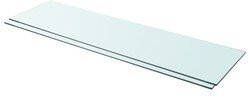 Prolenta Premium Schappen 2 st 110x30 cm glas transparant