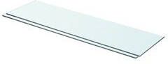 Prolenta Premium Schappen 2 st 70x20 cm glas transparant
