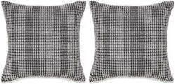 Prolenta Premium Sierkussenset 45x45 cm velours grijs 2-delig