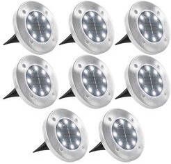 Prolenta Premium Solargrondlampen 8 st LED-lichten wit