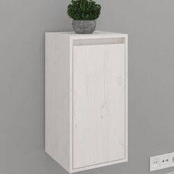 Prolenta Premium Wandkast 30x30x60 cm massief grenenhout wit