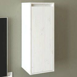 Prolenta Premium Wandkast 30x30x80 cm massief grenenhout wit
